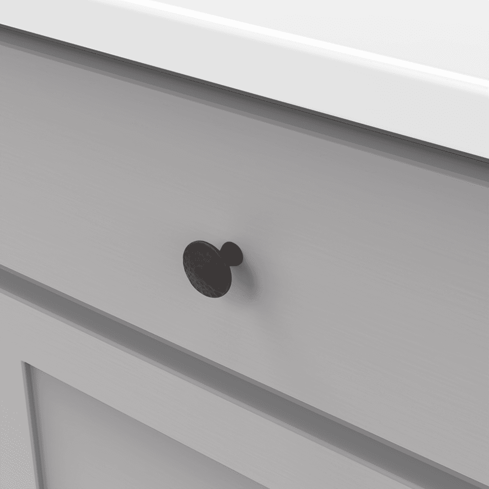 1-1/4" Craftsman Round Cabinet Knob, Oil-Rubbed Bronze Alt 2 - Image