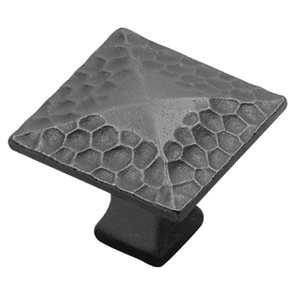 1-1/4" Craftsman Cabinet Knob, Black Iron Main - Image