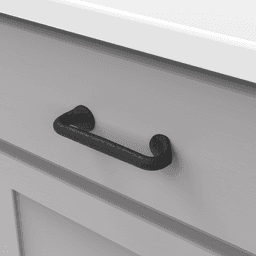3-3/4" Craftsman Cabinet Pull, Black Iron (10/Box) Alt 2 - Image