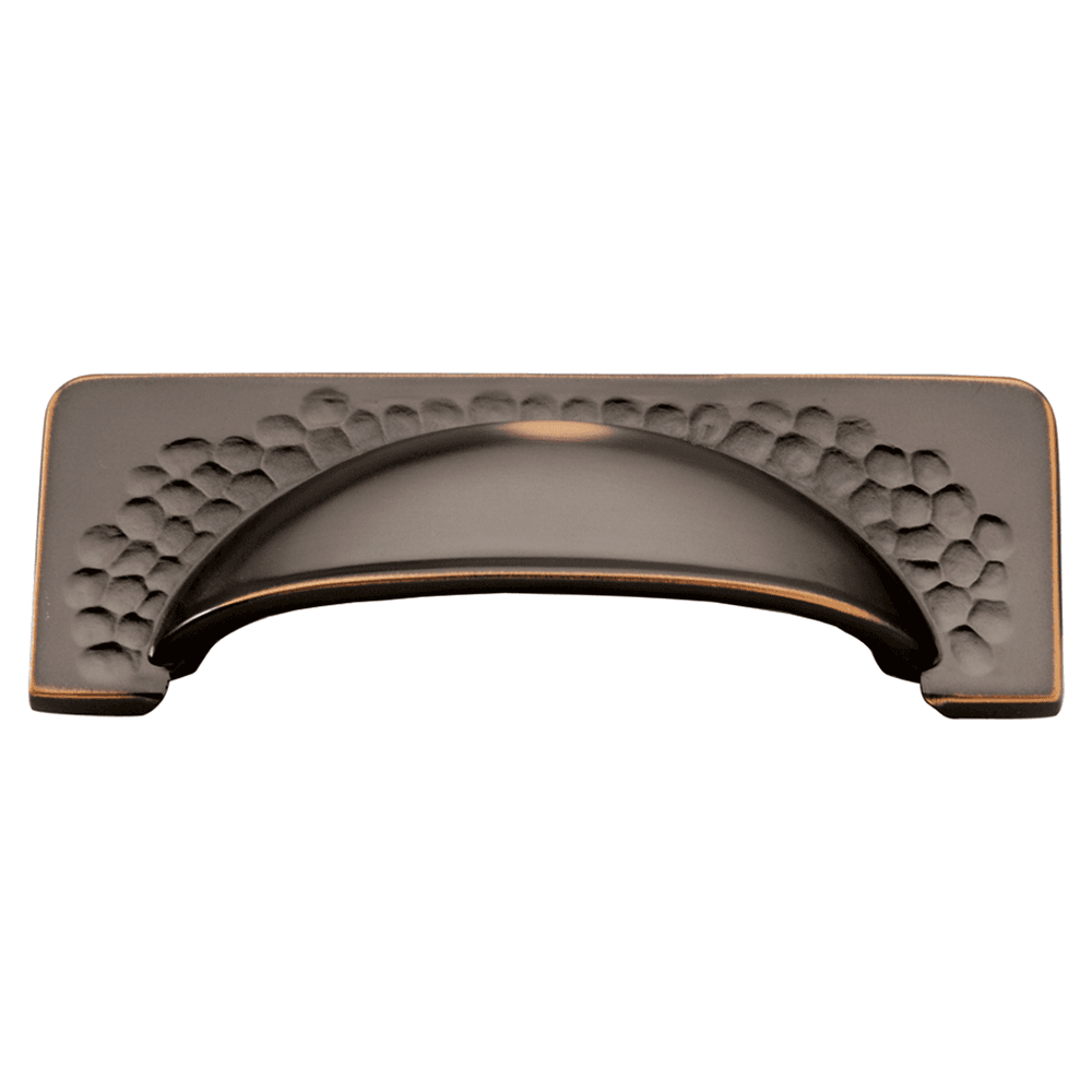 3-3/4" Craftsman Cup Pull, Oil-Rubbed Bronze (10/Box) Main - Image