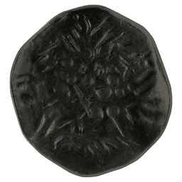 1-1/2" Carbonite Cabinet Knob, Black Iron (10/Box) Alt 1 - Image