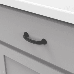3" Zephyr Cabinet Pull, Matte Black Alt 2 - Image