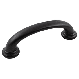 3" Zephyr Cabinet Pull, Matte Black Main - Image