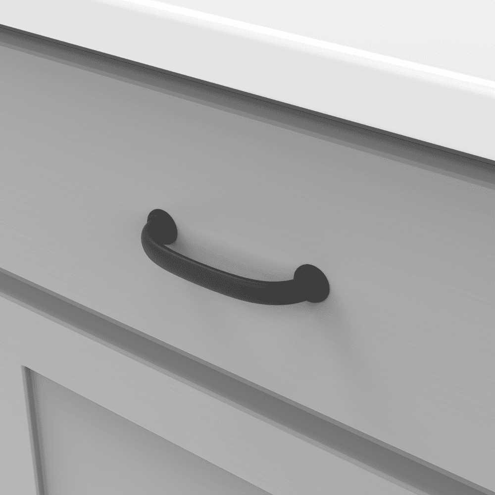 3-3/4" Zephyr Cabinet Pull, Matte Black (10/Box) Alt 2 - Image