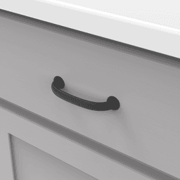 3-3/4" Zephyr Cabinet Pull, Matte Black Alt 2 - Image