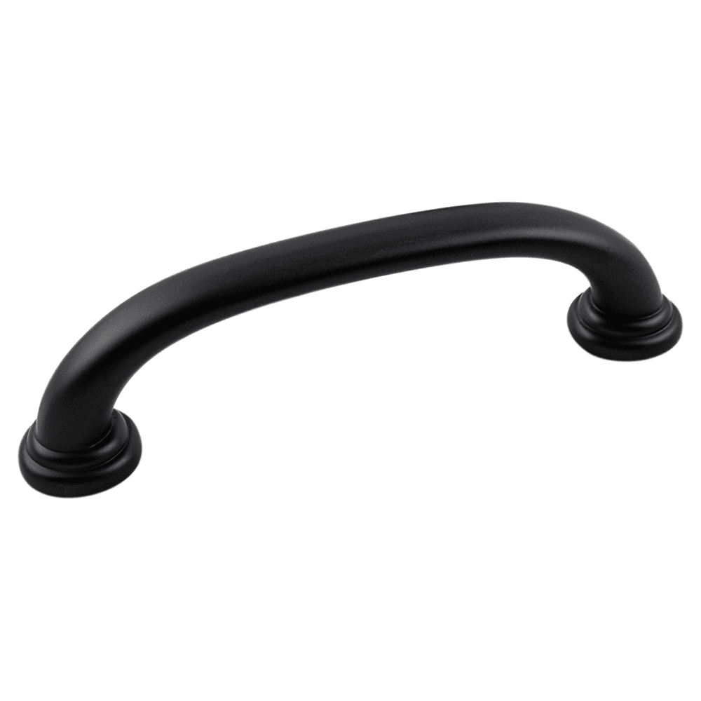 3-3/4" Zephyr Cabinet Pull, Matte Black Main - Image