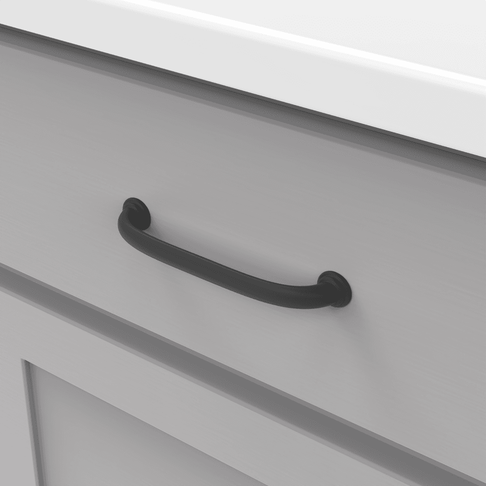 5-1/16" Zephyr Cabinet Pull, Matte Black (10/Box) Alt 2 - Image