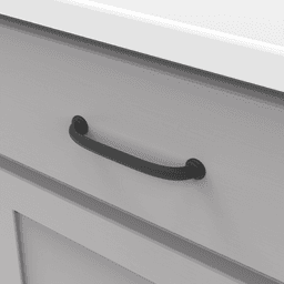 5-1/16" Zephyr Cabinet Pull, Matte Black (10/Box) Alt 2 - Image