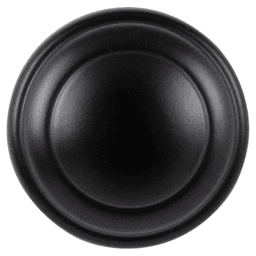 1" Zephyr Cabinet Knob, Matte Black (10/Box) Alt 1 - Image