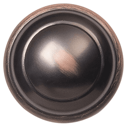 1" Zephyr Cabinet Knob, Oil-Rubbed Bronze (10/Box) Alt 1 - Image