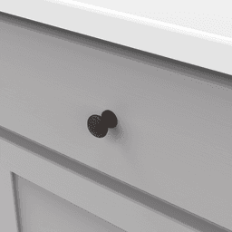 1" Zephyr Cabinet Knob, Oil-Rubbed Bronze (10/Box) Alt 2 - Image