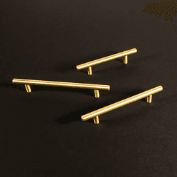 2-7/16" Bar Pulls Signature Cabinet Hook, Brushed Golden Brass (Box/10) Alt 2 - Image