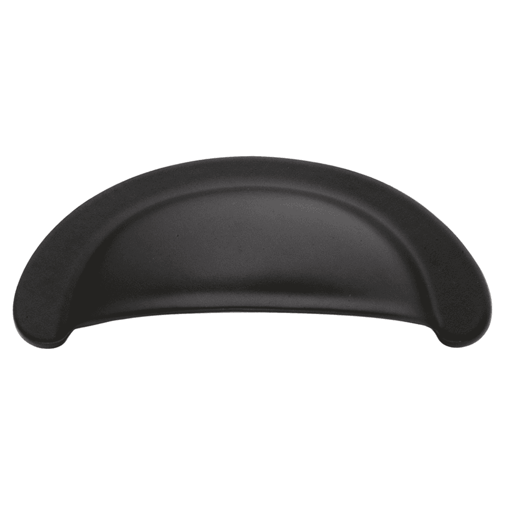 2-3/4" Modus Cup Pull, Matte Black Main - Image
