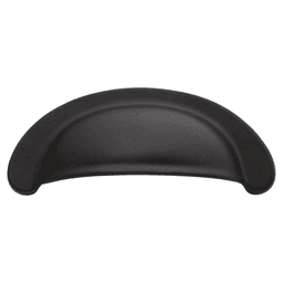 2-3/4" Modus Cup Pull, Matte Black Main - Image