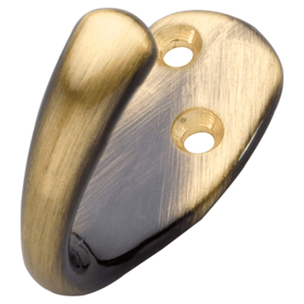 2" Hooks Single Cabinet Hook, Antique Brass Main - Image