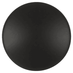 1" Luna Cabinet Knob, Matte Black Alt 1 - Image
