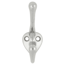 3-1/2" Universal Double Cabinet Hook, Chrome Main - Image