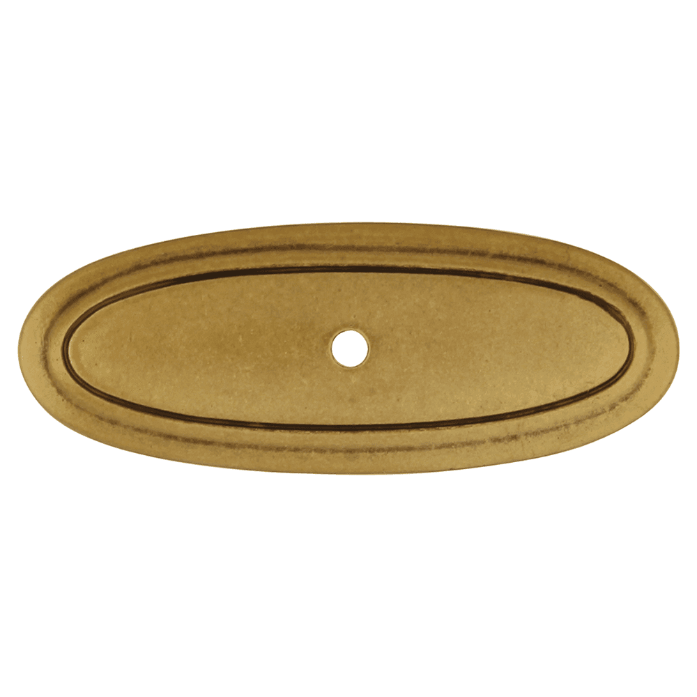 3" Manor House Cabinet Backplate, Lancaster Hand Polished Alt 1 - Image