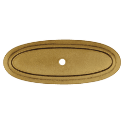 3" Manor House Cabinet Backplate, Lancaster Hand Polished Alt 1 - Image