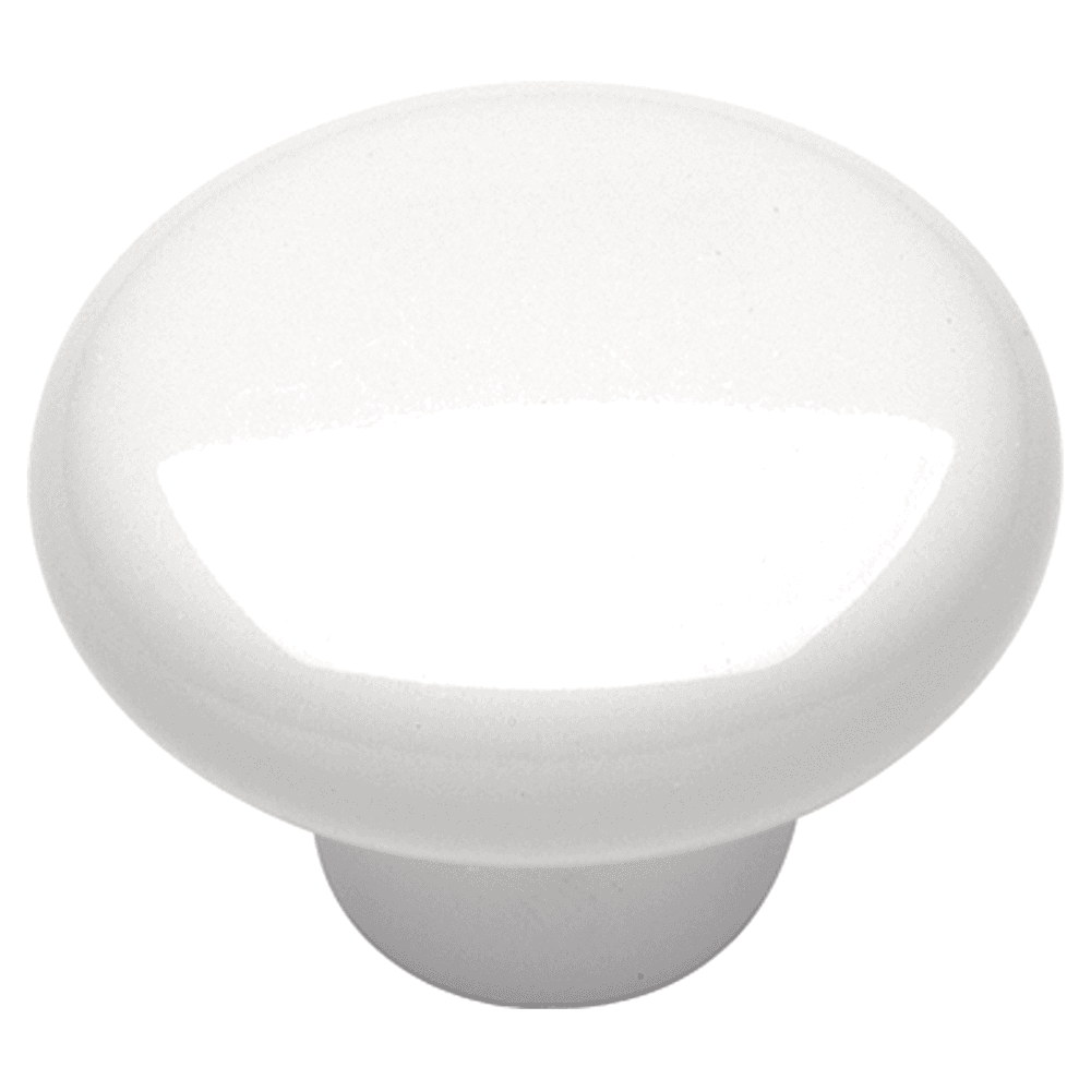 1-1/4" Tranquility Cabinet Knob, White Main - Image