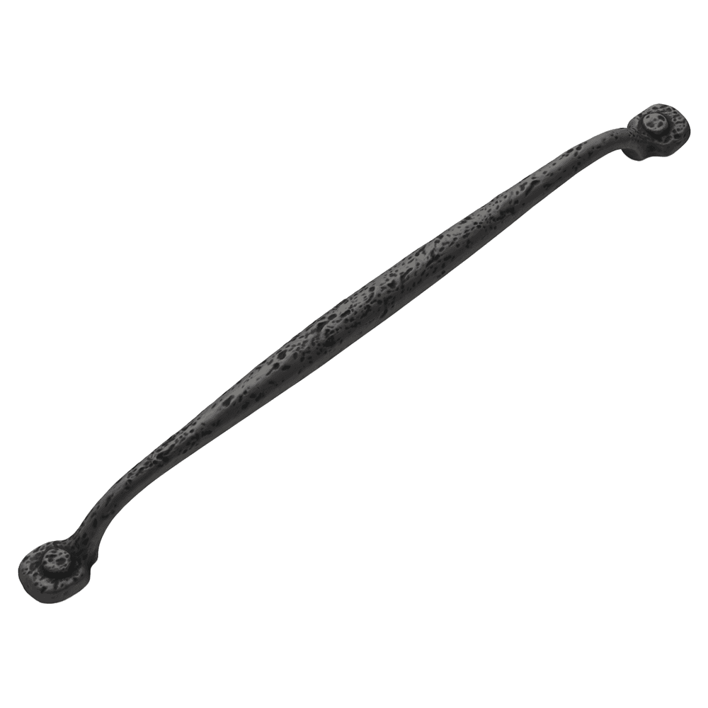 12" Refined Rustic Cabinet Pull, Black Iron (5/Box) Alt 1 - Image
