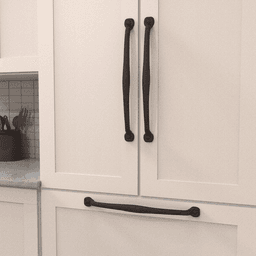 18" Refined Rustic Cabinet Pull, Rustic Iron (5/Box) Alt 3 - Image