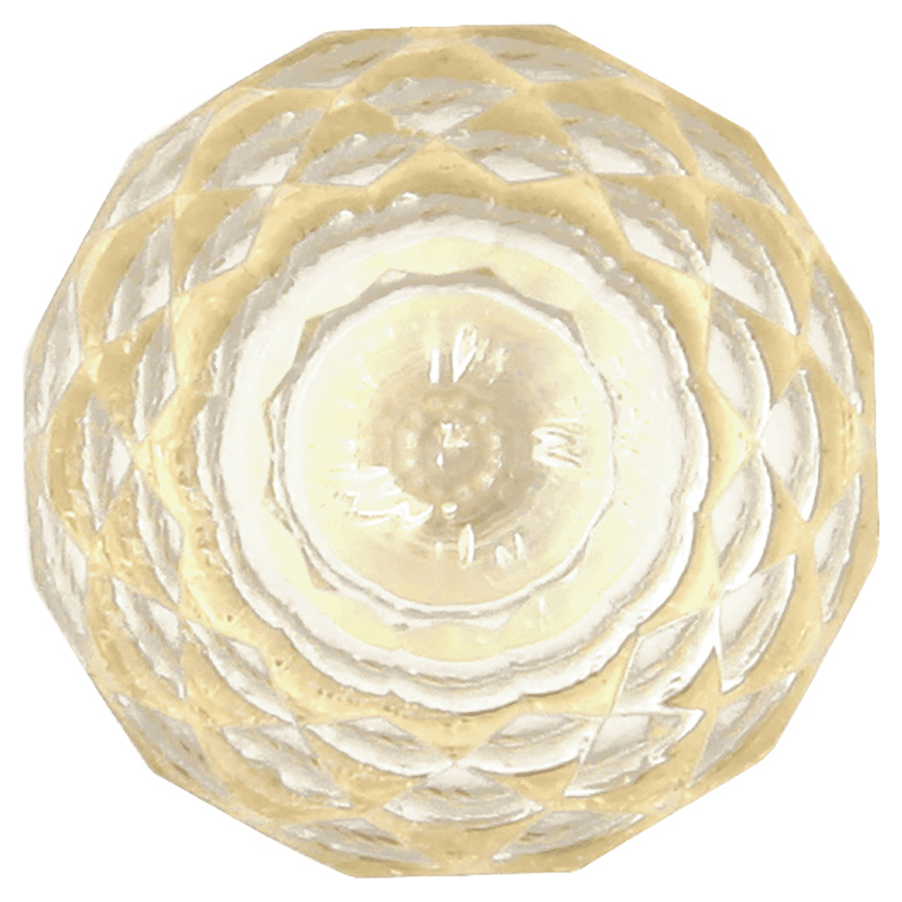 1-3/16" Crystal Palace Round Cabinet Knob, Crysacrylic/Polished Brass Alt 2 - Image