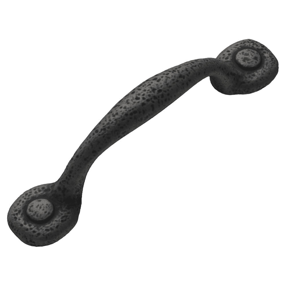3" Refined Rustic Cabinet Pull, Rustic Iron Alt 1 - Image