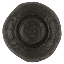 1-1/4" Refined Rustic Cabinet Knob, Black Iron (25/Box) Alt 2 - Image