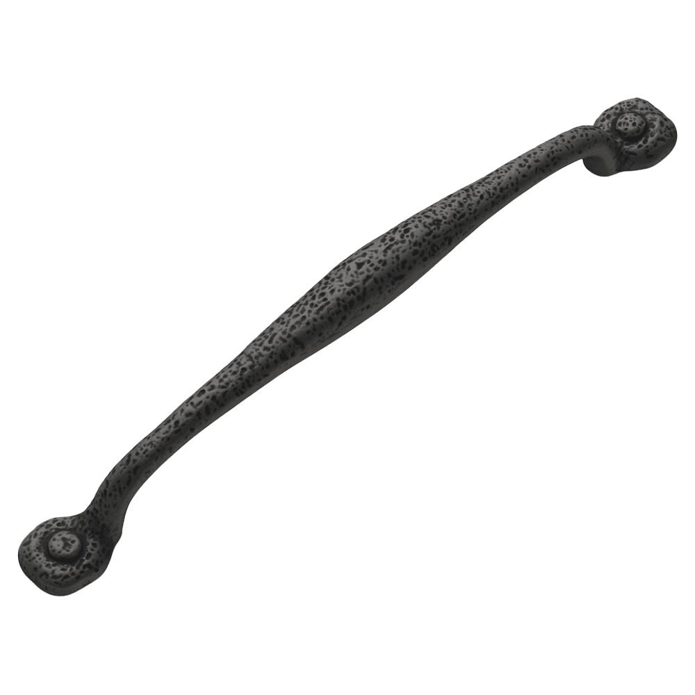 12" Refined Rustic Appliance Pull, Black Iron (5/Box) Alt 1 - Image