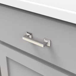 3" Studio Cabinet Pull, Satin Nickel Alt 2 - Image