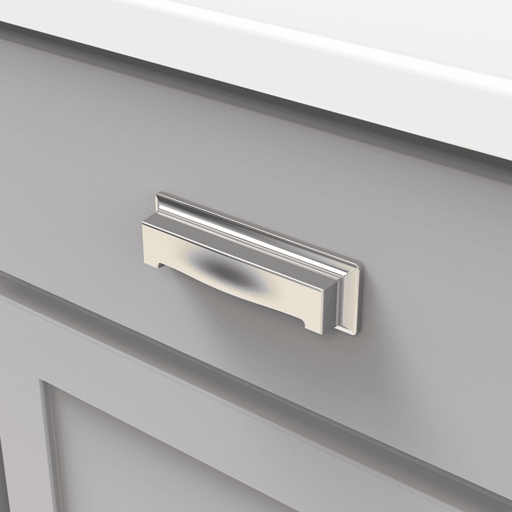 3" Studio Cup Pull, Satin Nickel (10/Box) Alt 2 - Image