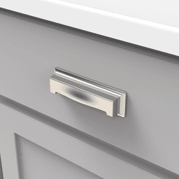 3" Studio Cup Pull, Satin Nickel Alt 2 - Image