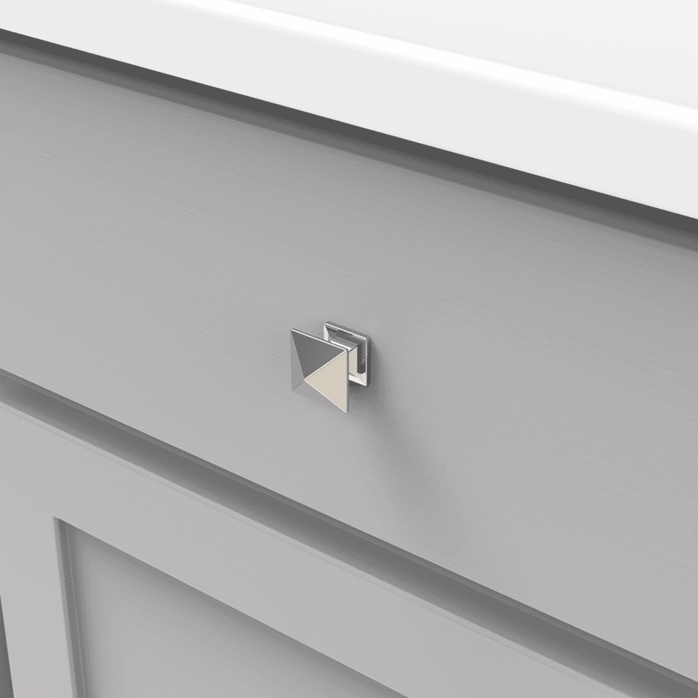 1" Studio Cabinet Knob, Satin Nickel (Box/10) Alt 2 - Image