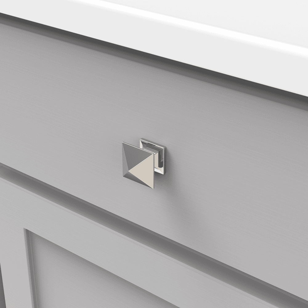 1-1/4" Studio Cabinet Knob, Brushed Golden Brass Alt 2 - Image