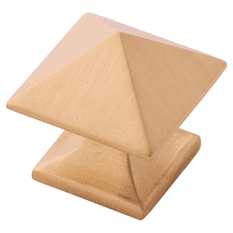 1-1/4" Studio Cabinet Knob, Brushed Golden Brass (Box/10) Main - Image