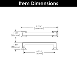 6-5/16" Studio Cabinet Pull, Satin Nickel (10/Box) Alt 1 - Image