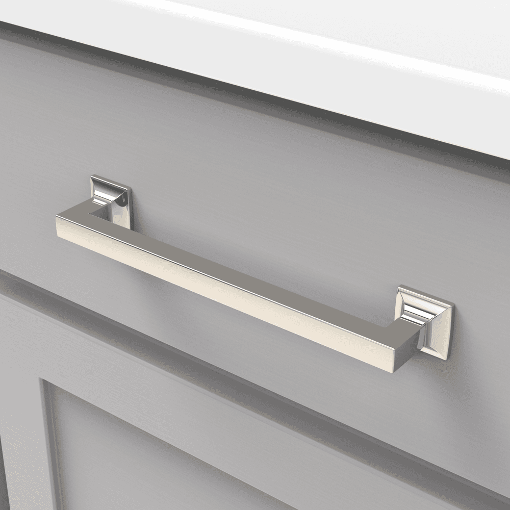 7-9/16" Studio Cabinet Pull, Brushed Golden Brass (5/Box) Alt 2 - Image