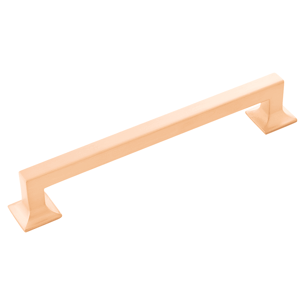 7-9/16" Studio Cabinet Pull, Brushed Golden Brass Main - Image