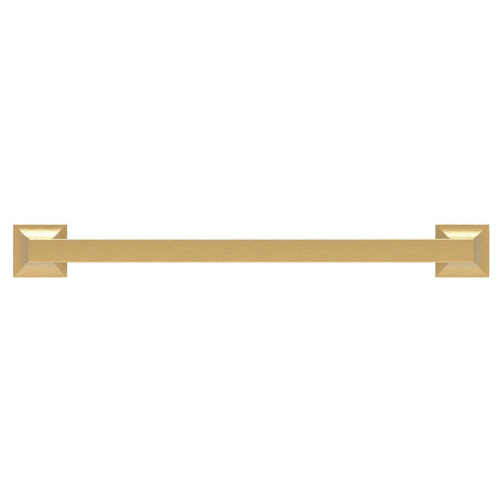 8-13/16" Studio Cabinet Pull, Brushed Golden Brass Alt 1 - Image