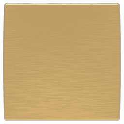 1-1/4" Studio Square Cabinet Knob, Brushed Golden Brass Alt 3 - Image