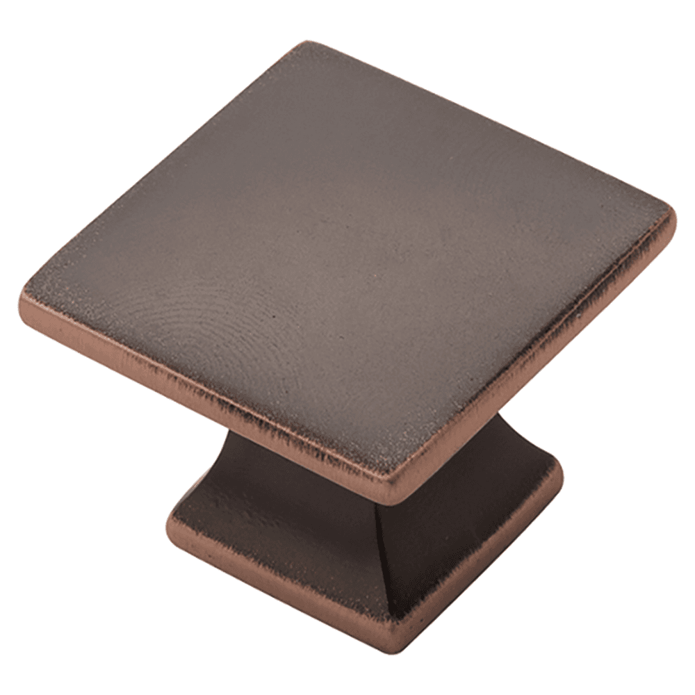 1-1/4" Studio Square Cabinet Knob, Oil-Rubbed Bronze (Box/10) Main - Image