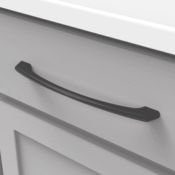 8-13/16" Greenwich Arch Pull, Matte Black Alt 2 - Image