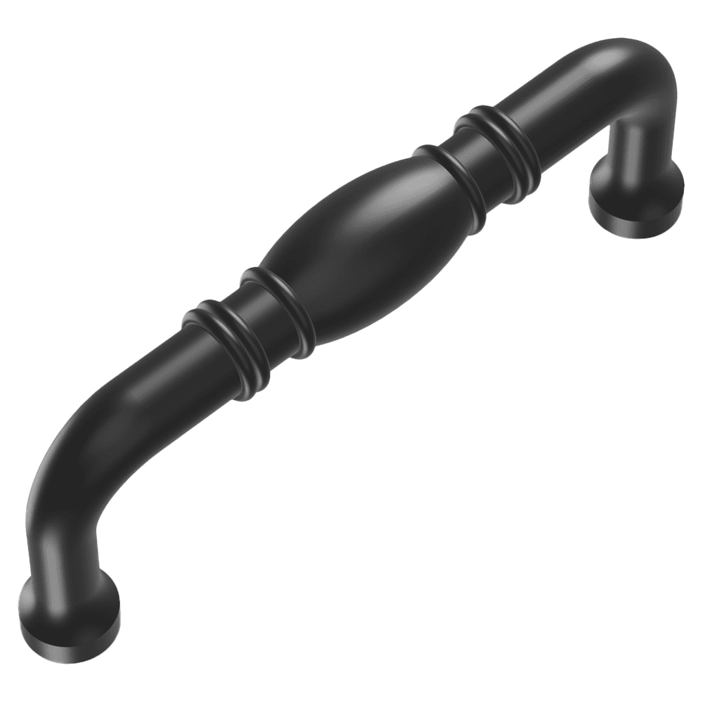 3" Williamsburg Cabinet Pull, Matte Black Alt 1 - Image