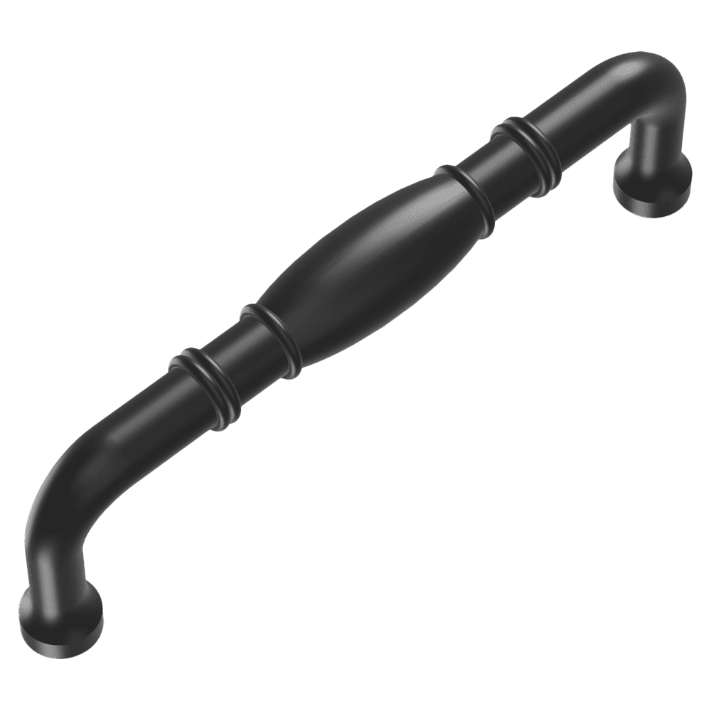 3-3/4" Williamsburg Cabinet Pull, Matte Black Alt 1 - Image