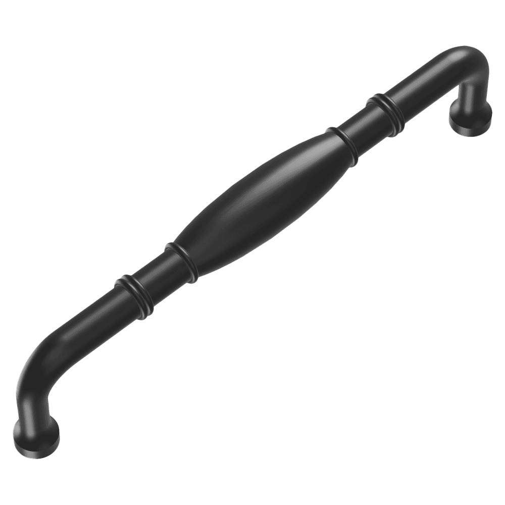 5-1/16" Williamsburg Cabinet Pull, Matte Black Alt 1 - Image