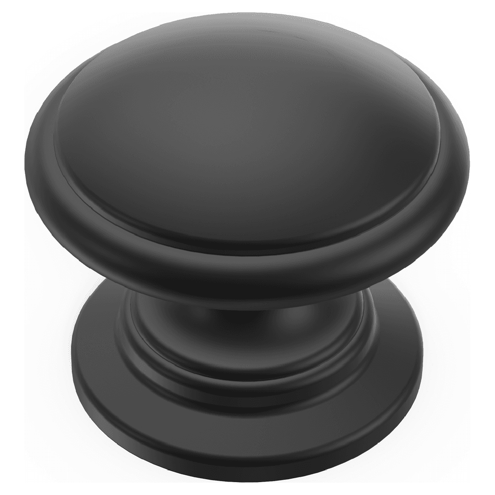 1-1/4" Williamsburg Cabinet Pull, Matte Black Alt 1 - Image