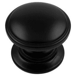 1-1/4" Williamsburg Cabinet Pull, Matte Black Alt 2 - Image