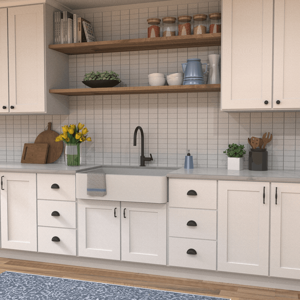 1-1/4" Williamsburg Cabinet Pull, Matte Black Alt 5 - Image