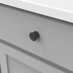 1-1/4" Williamsburg Cabinet Pull, Matte Black Alt 6 - Image